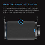 AC Infinity Duct Carbon Filter, Australian Charcoal, 4-Inch AC-DCF4