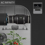 AC Infinity CONTROLLER 69 PRO+, Independent Programs for Eight Devices, Dynamic VPD, Temperature, Humidity, Scheduling, Cycles, Levels Control, Data App, Bluetooth + WiFi- CTR69Q