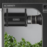 AC Infinity Refillable Carbon Filter Kit, with Charcoal Refill, 4-Inch AC-RCF4