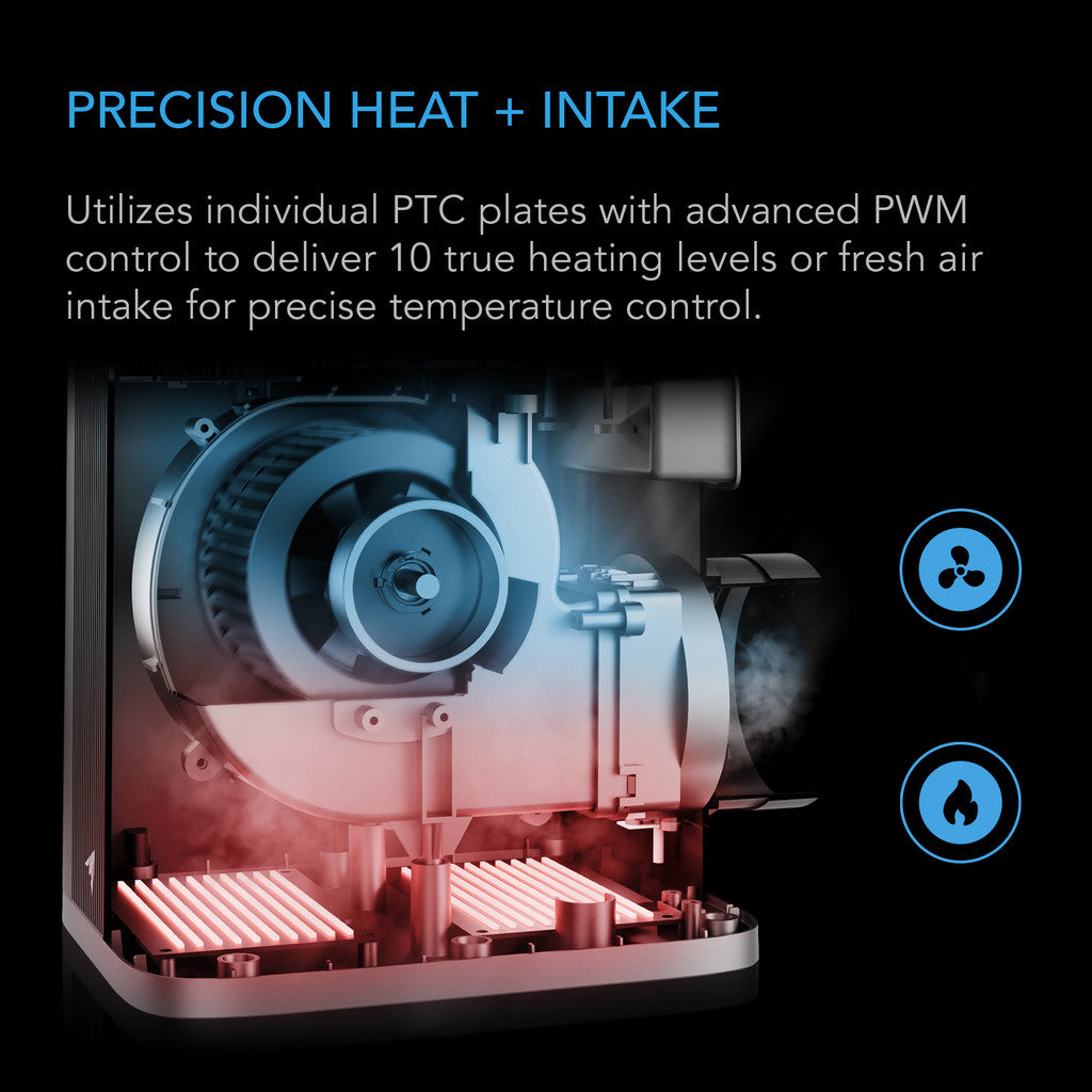 AC Infinity THERMOFORGE T7, Plant Heater 1000W with AI-Powered VPD Temp Controller AC-SFT7