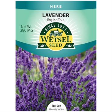 Wetsel Seed Herb, "English True Lavender" 280mg