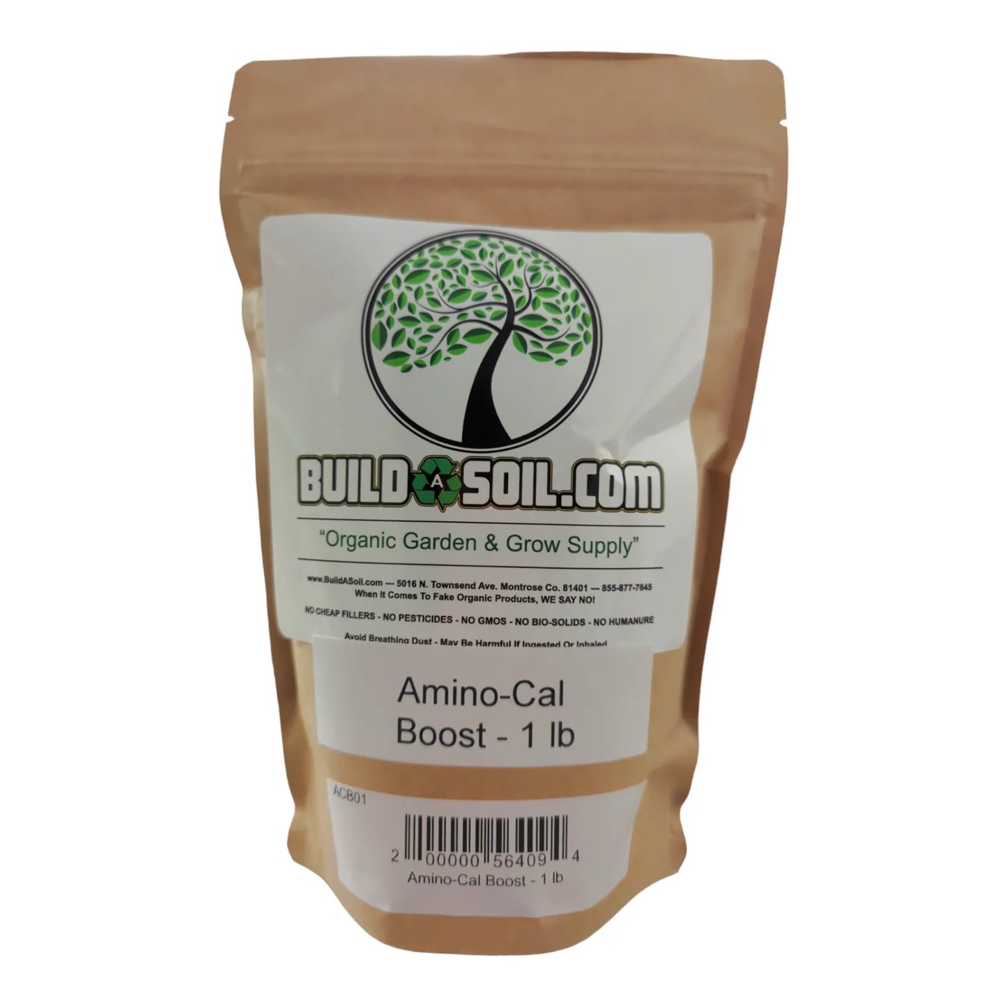 BuildASoil Amino-Cal Boost 1lb