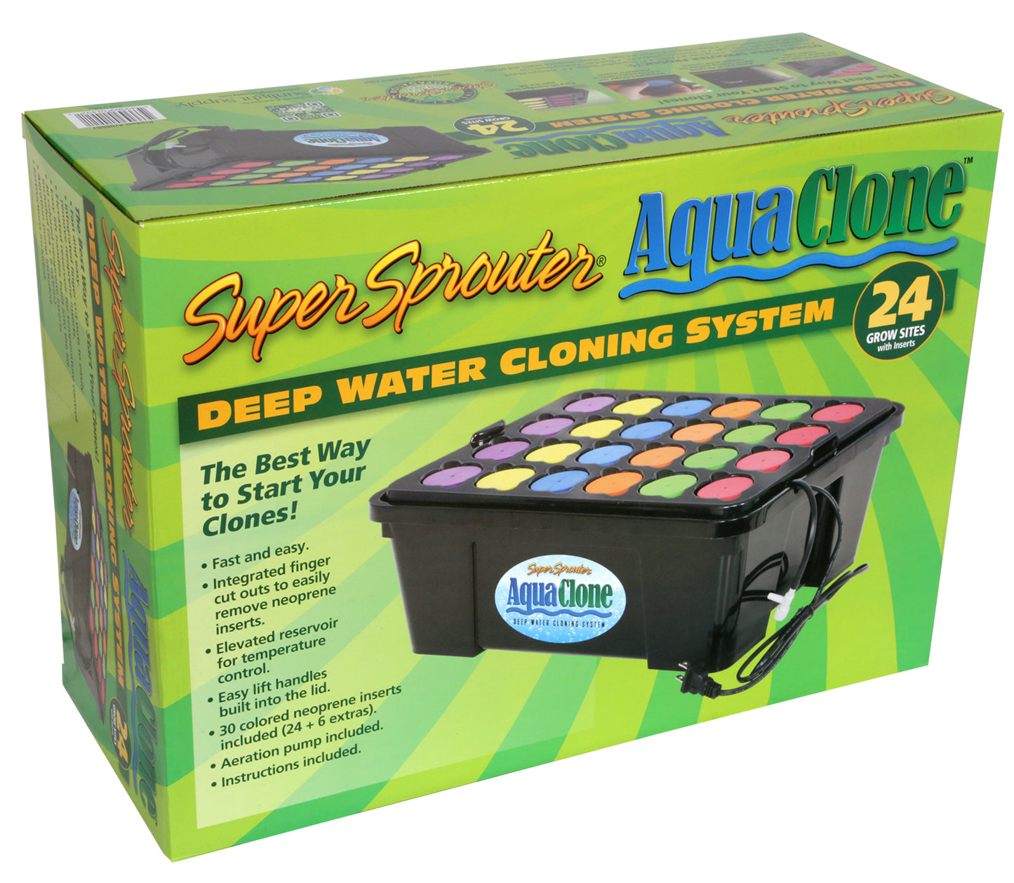 Super Sprouter Aqua Clone 24 Deep Water Cloning System