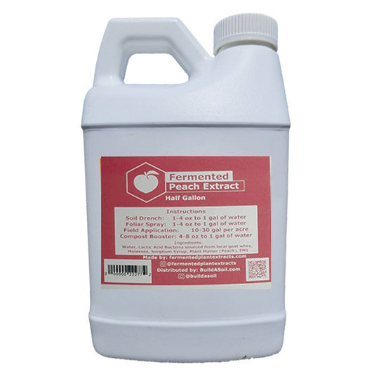 BuildASoil - Fermented Plant Extracts: Peach .5 gal