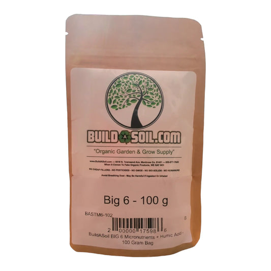 BuildASoil Big 6 Micronutirents +Humic Acid 100g