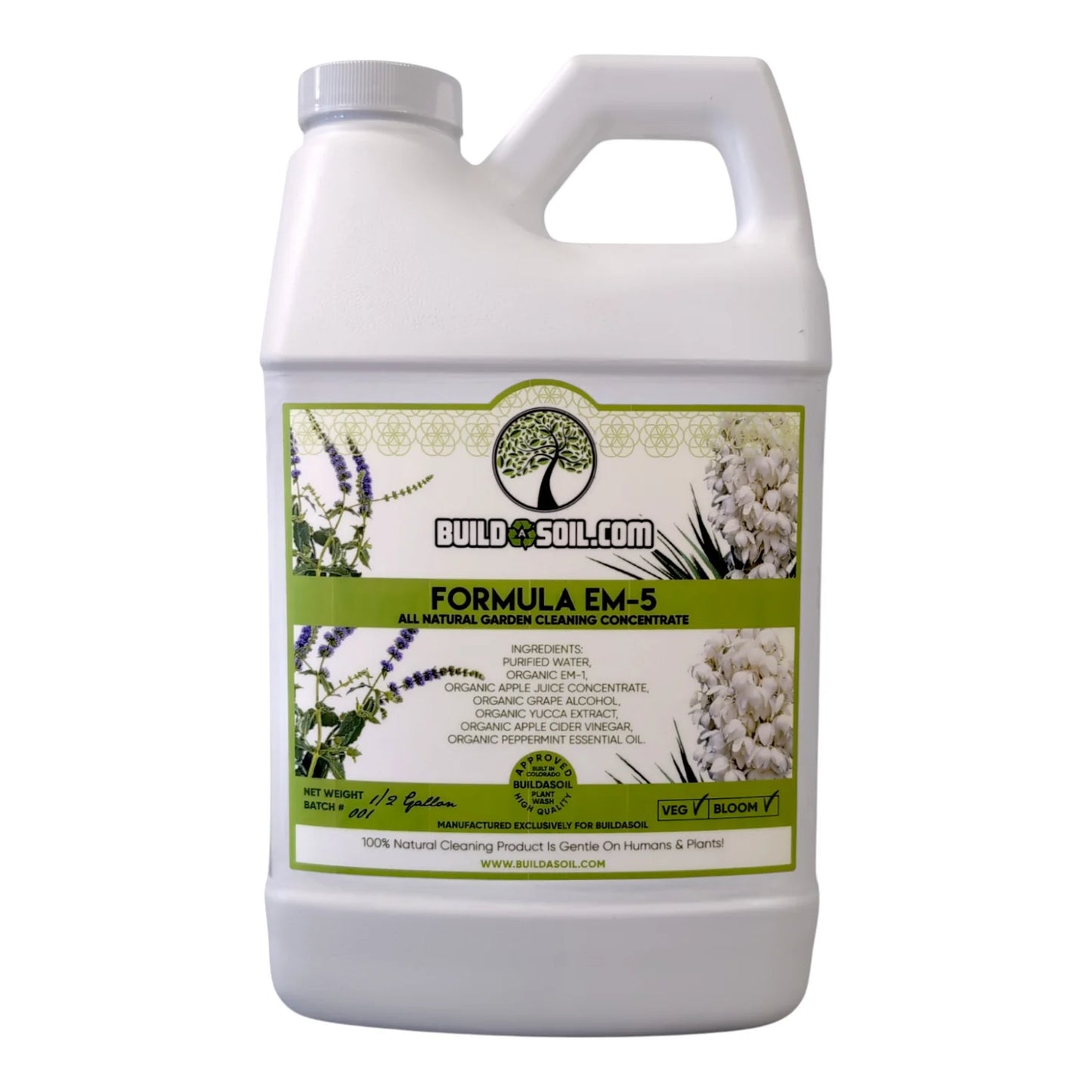 BuildASoil Formula EM5 1/2gal