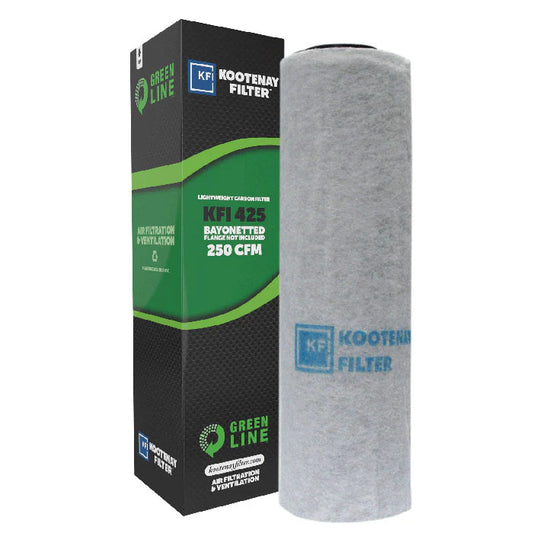 Kootenay Green Line Carbon Filter GL 425S w/ 4" flange x14", 250cfm