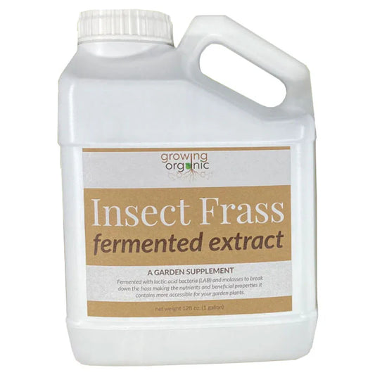 Growing Organic Insect Frass Fermented Extract 1gal
