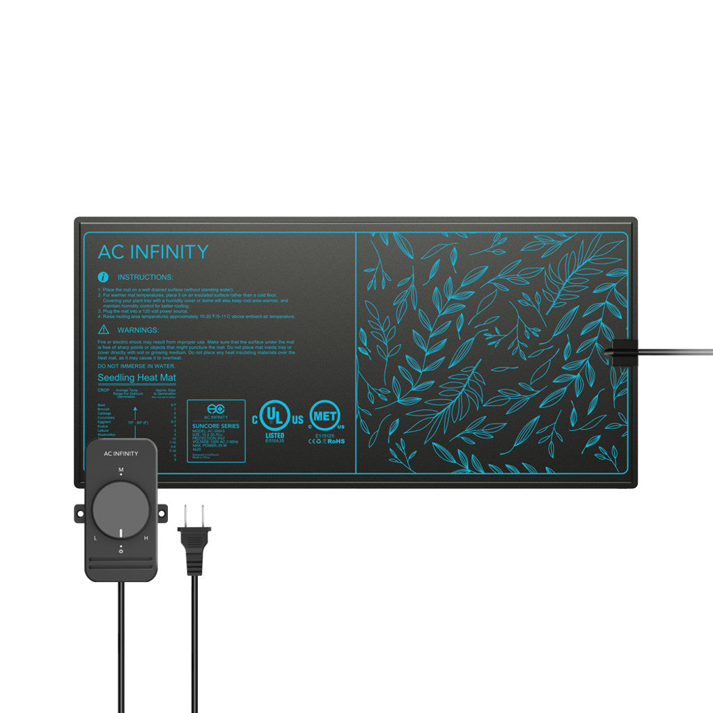 AC Infinity S3 Seedling Heat Mat 10" x 20.75" AC-SMS3