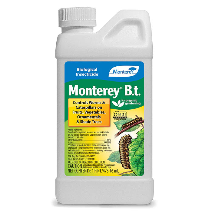 Monterey B.t. Biological Insecticide 16oz