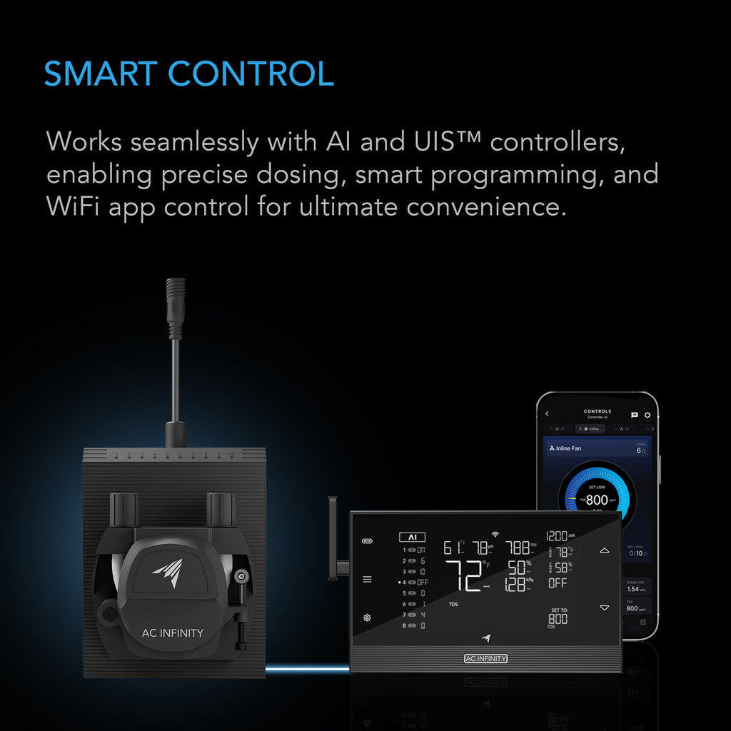 AC Infinity Peristaltic Pump 2 Outlet Doser AC-PDP5
