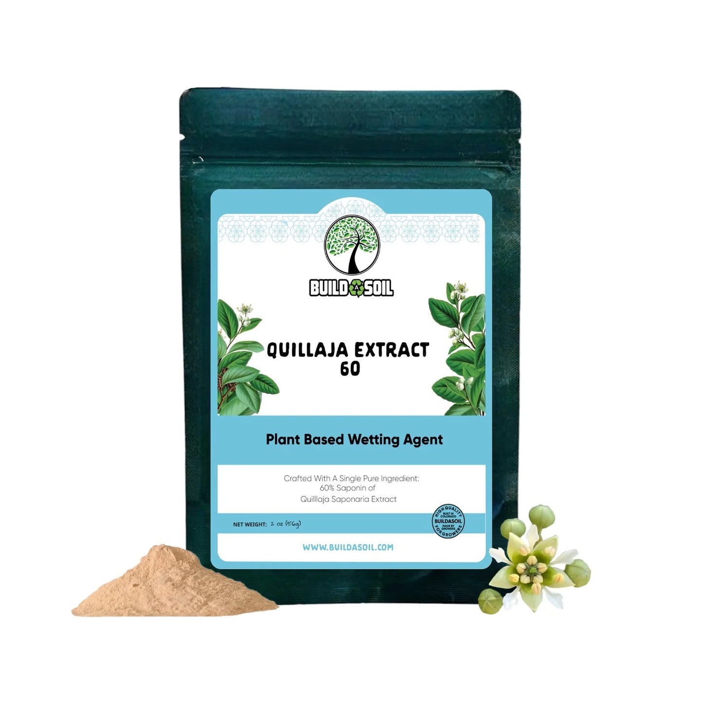 BuildASoil Quillaja Extract 60 2oz