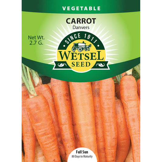 Wetsel Seed Vegetable, "Danver Carrot" 2.7g