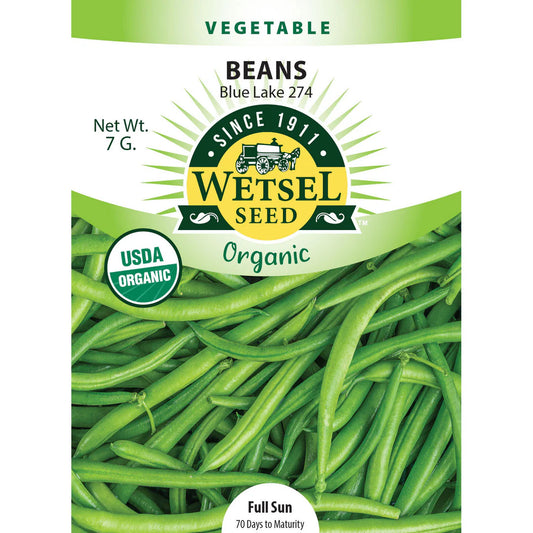 Wetsel Seed Vegetable, "Blue Lake Bush Bean" 10g