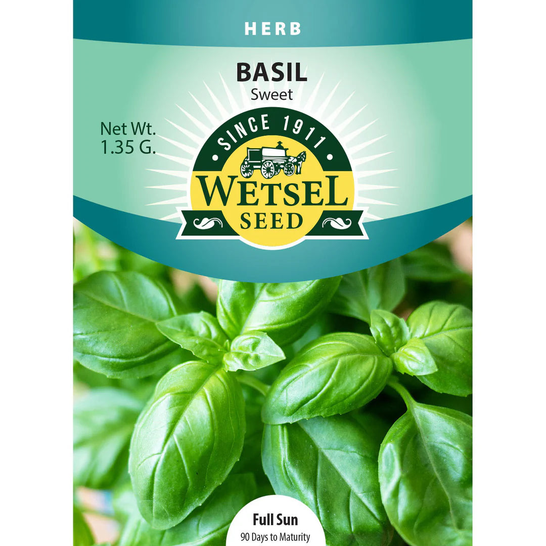 Wetsel Seed Herb, "Sweet Basil" 1.35g