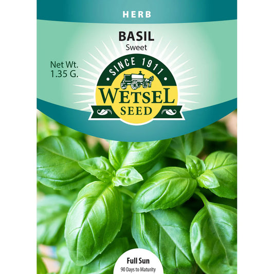 Wetsel Seed Herb, "Sweet Basil" 1.35g