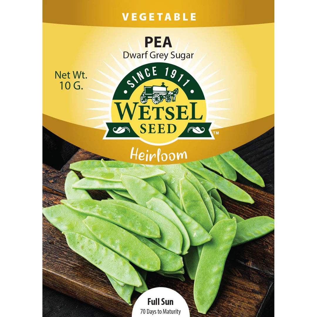 Wetsel Seed Vegetable, "Dwarf Grey Sugar Pea" 10g