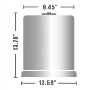 AutoPot Clear Propagation Lid for XL Pots (6.6 gal) - APWSPROPLIDXL